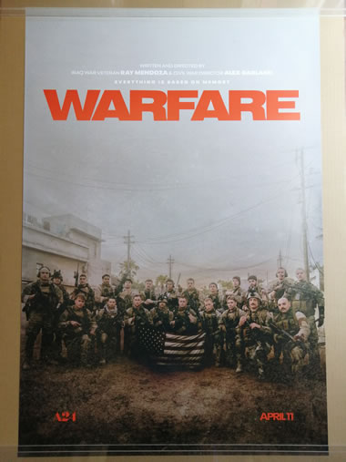 warfare（原題）の映画ポスター